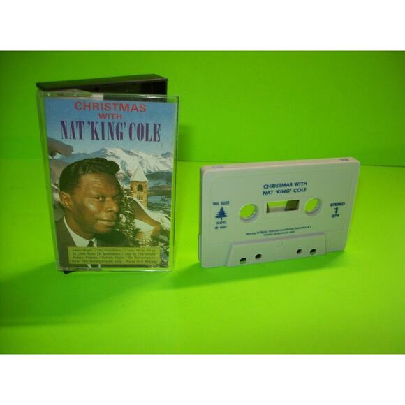Nat 'King' Cole Christmas With Cassette Tape 1989 Jazz Soul Holiday Classics - Picture 1 of 4